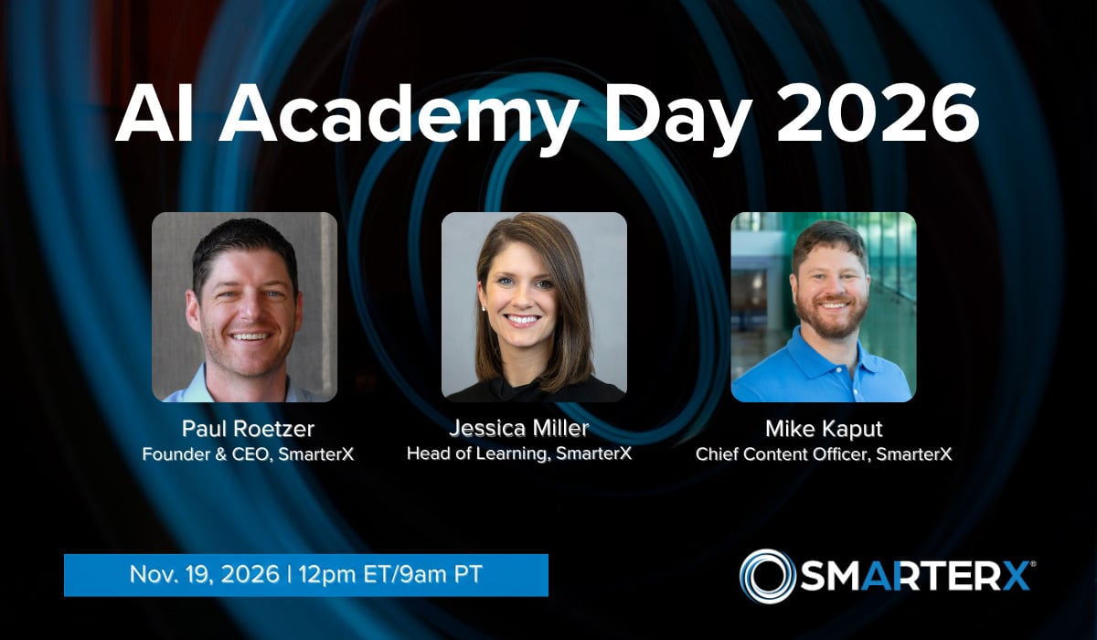 AI Academy Day 2026 featuring Paul Roetzer, Jessica Miller, and Mike Kaput
